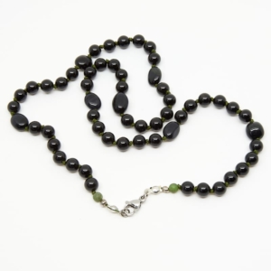Collier tourmaline œil de faucon