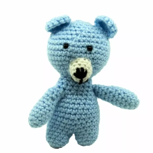 Collection Peluches Décorative Amigurumi 4 Ourson Bleu Ciel Amigurumi