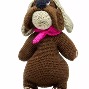 Collection Peluches Décorative Amigurumi 7 Peluche Chien Basset au Crochet