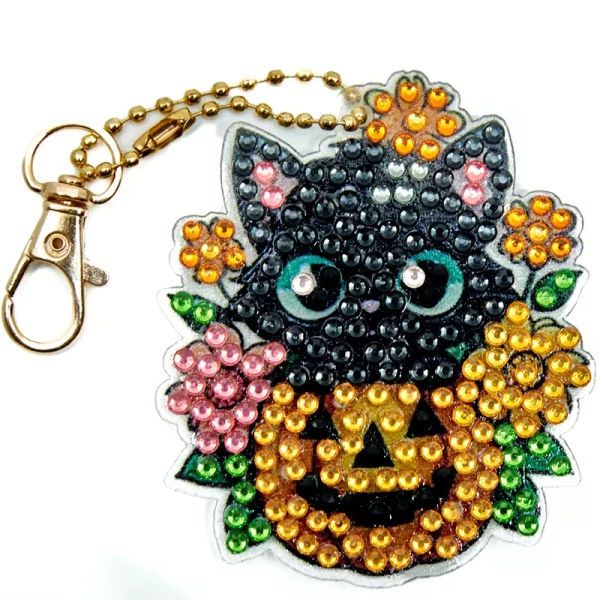 Porte-clés Chat Kawaii Halloween