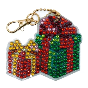 Les Objets Artisanaux 5 Porte-clés Paquets Cadeaux Noël