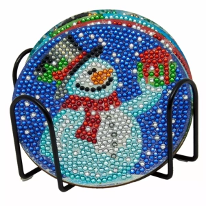 Set de Sous-Verres Bonhomme de neige