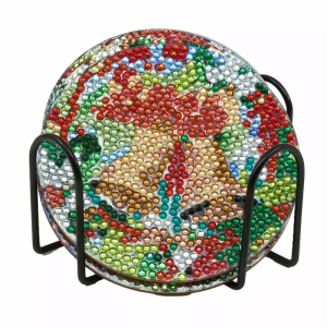 Set de Sous-Verres Décorations de Noël en Strass