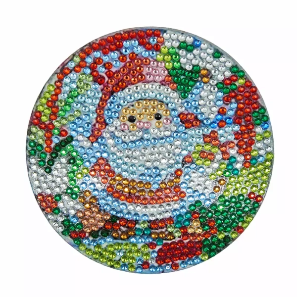 Set de Sous-Verres Décorations de Noël en Strass_1