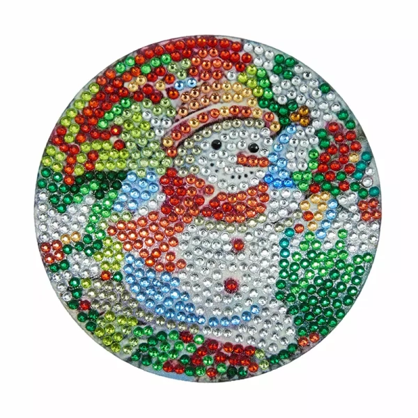 Set de Sous-Verres Décorations de Noël en Strass_2