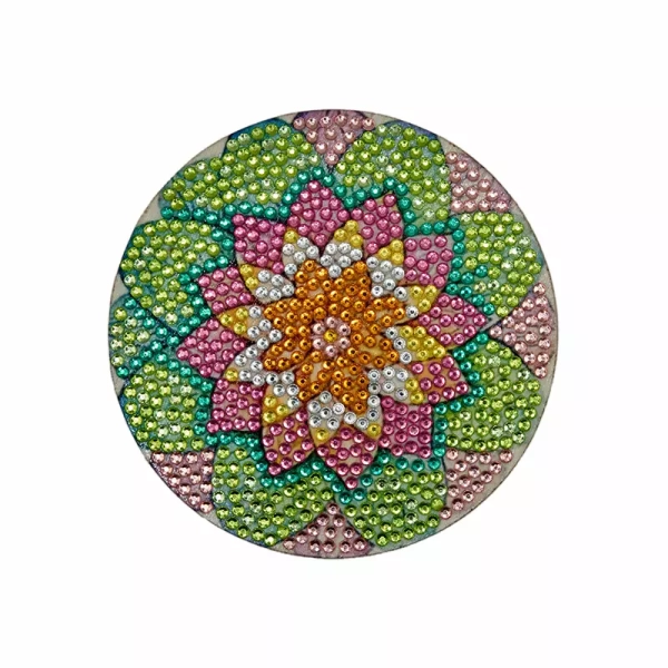 Set de Sous-Verres Floral en Strass_1