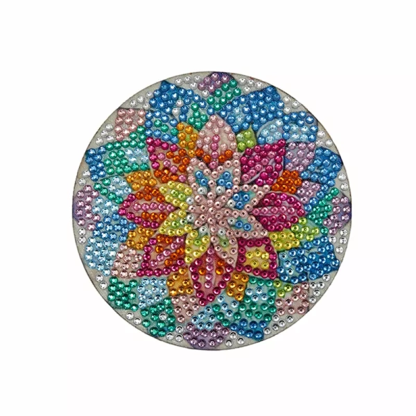Set de Sous-Verres Floral en Strass_2
