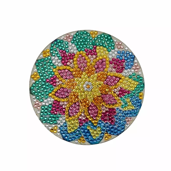 Set de Sous-Verres Floral en Strass_3