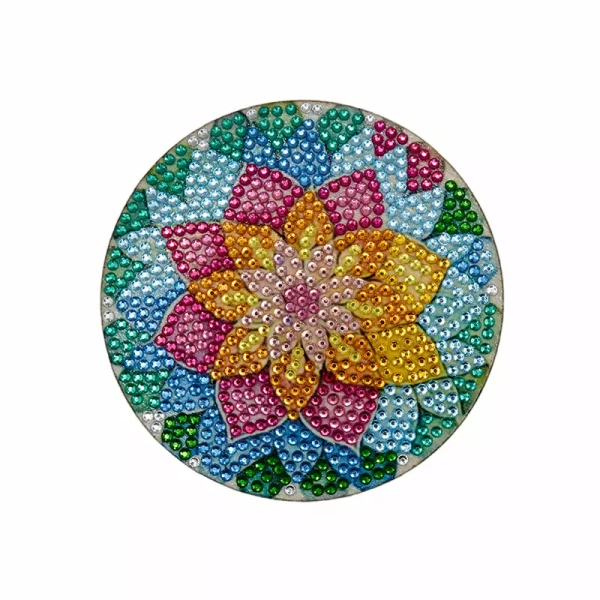 Set de Sous-Verres Floral en Strass_5