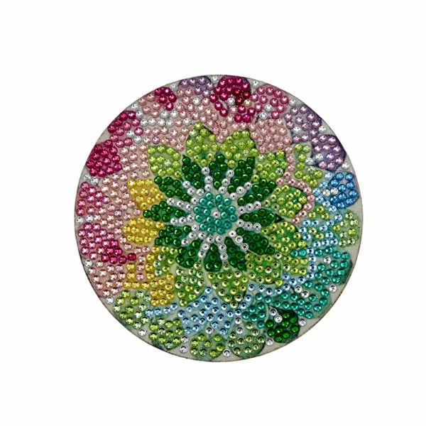 Set de Sous-Verres Floral en Strass_6