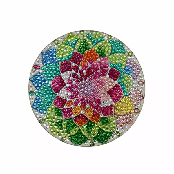 Set de Sous-Verres Floral en Strass_8
