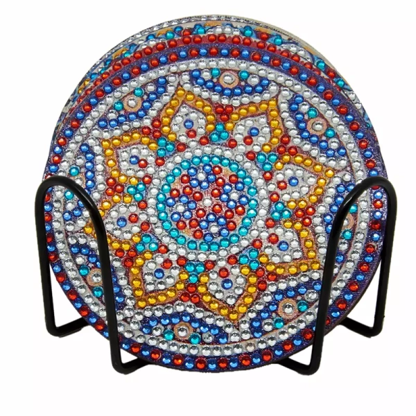 Set de Sous-Verres Mosaïque en Strass