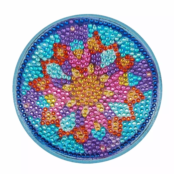 Set de Sous-Verres Motif Floral en Strass_4