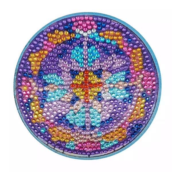 Set de Sous-Verres Motif Floral en Strass_8