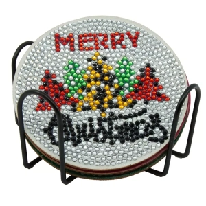 Set Dessous-Verres Décoration de Noël